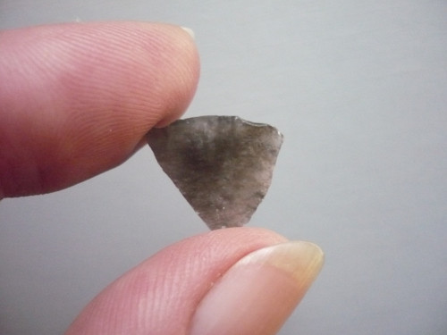 Surový - obsidián kouřový 17 mm, č.21w
