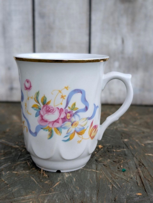 Retro porcelánový hrnek Epiag, Czechoslovakia.