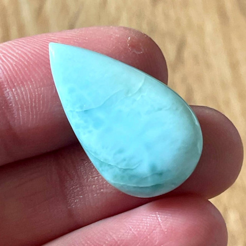 Larimar kabošon mix tvarů / A-3057 — foto 1
