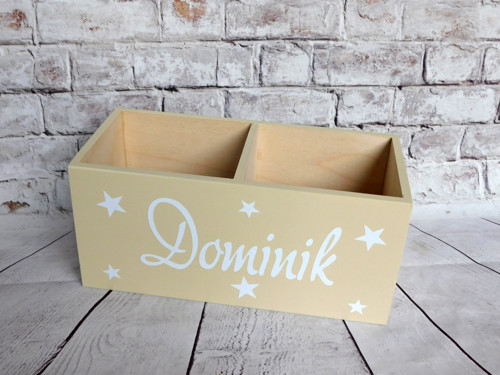 Dřevěný pastelkovník se jménem slonový