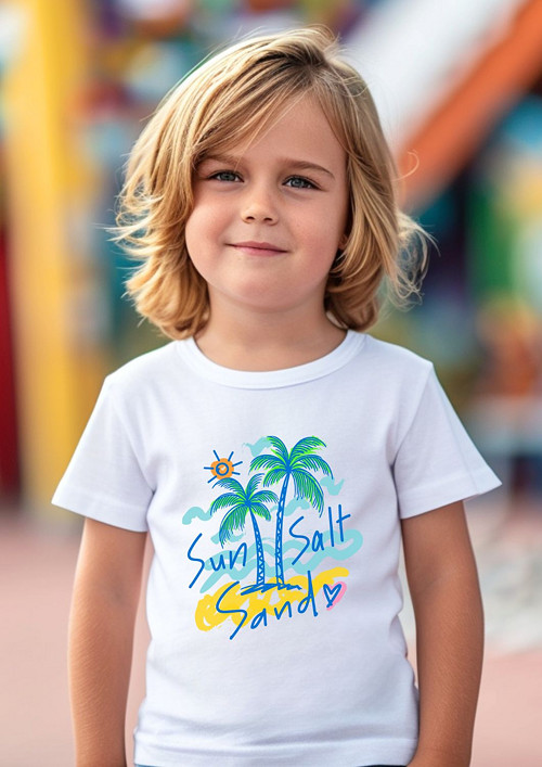 Dětské tričko "Sun - Salt - Sand" — foto 1