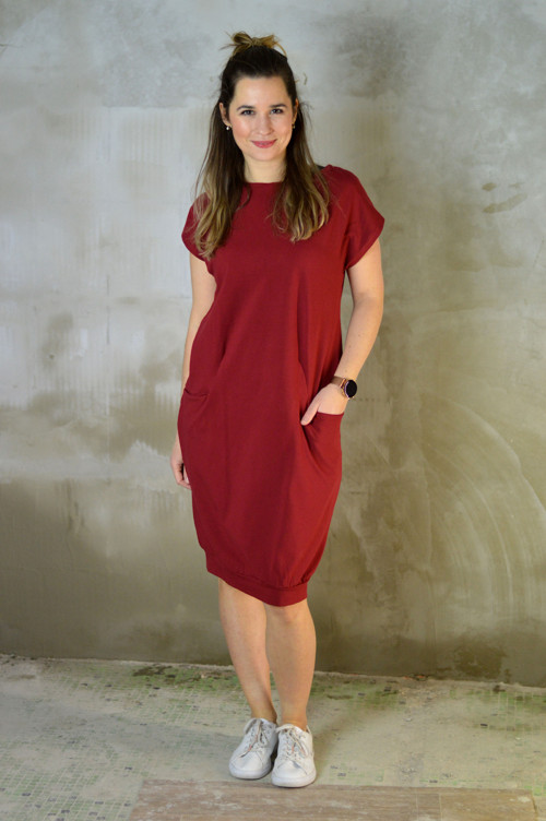 Šaty NORA bordó