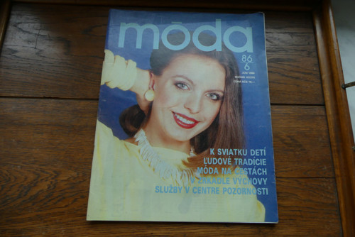 Časopis Móda, číslo 6/1986, střihy!