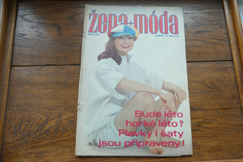 Časopis Žena a móda, číslo 6/1978, střihy!