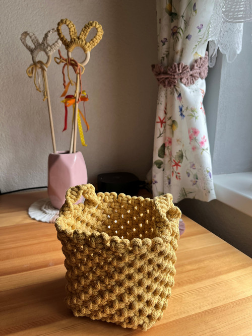 Macramé košík