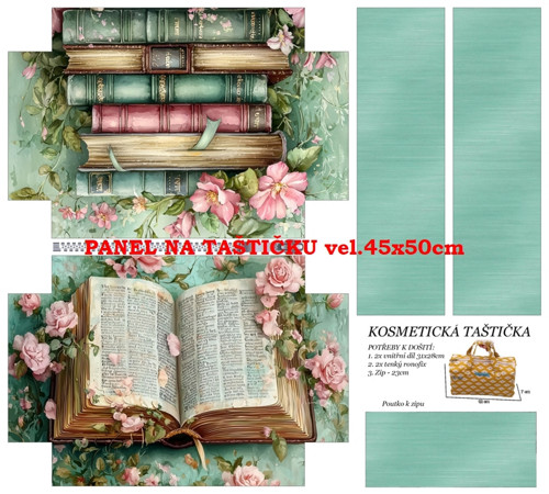 Panel na taštičku bavlna