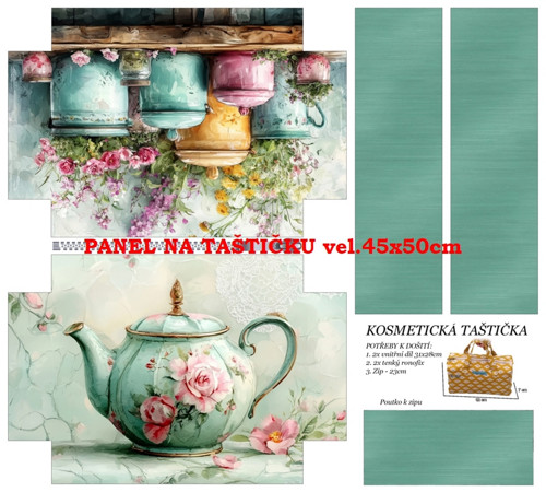 Panel na taštičku bavlna