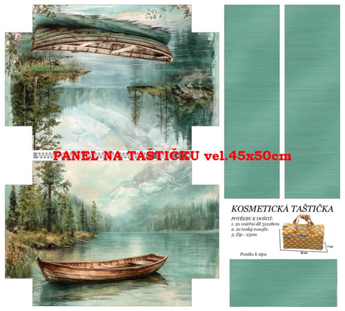 Panel na taštičku bavlna