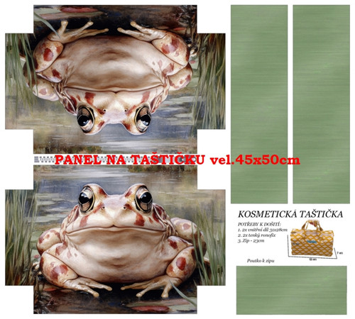 Panel na taštičku bavlna