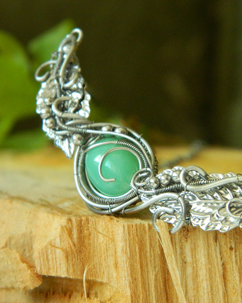 Větvička z chrysoprasu