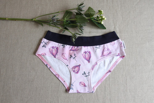 Kalhotky Purple Flowers bio