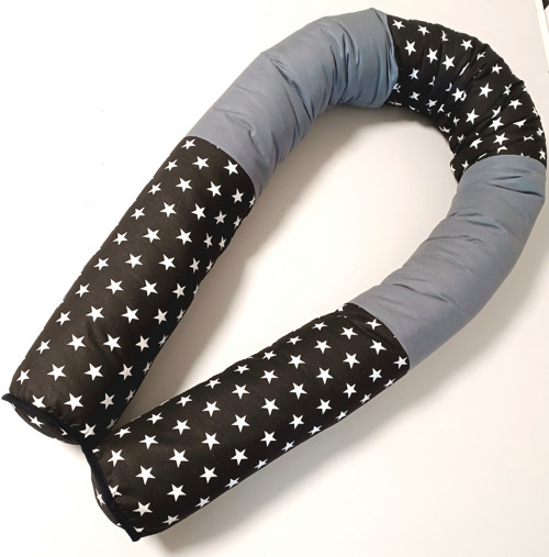 Textilní had, válec, mantinel, 210 cm - na přaní