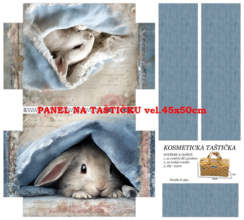Panel na taštičku bavlna