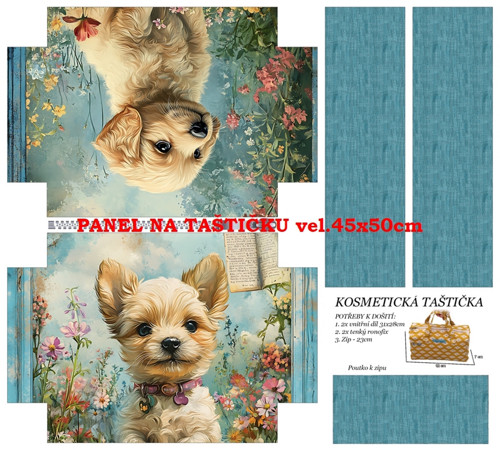 Panel na taštičku bavlna