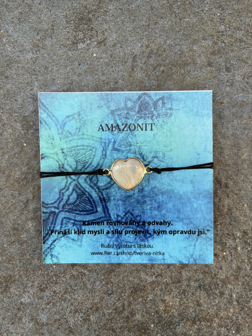 Náramek s AMAZONITEM