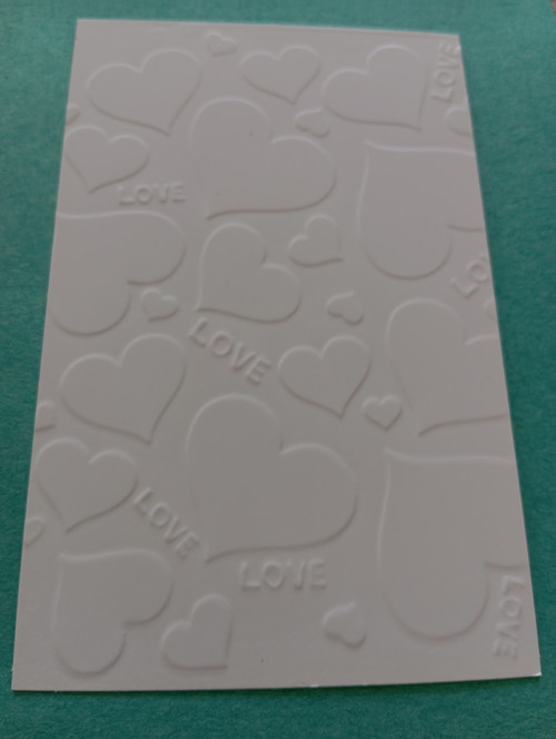 Embossing srdce