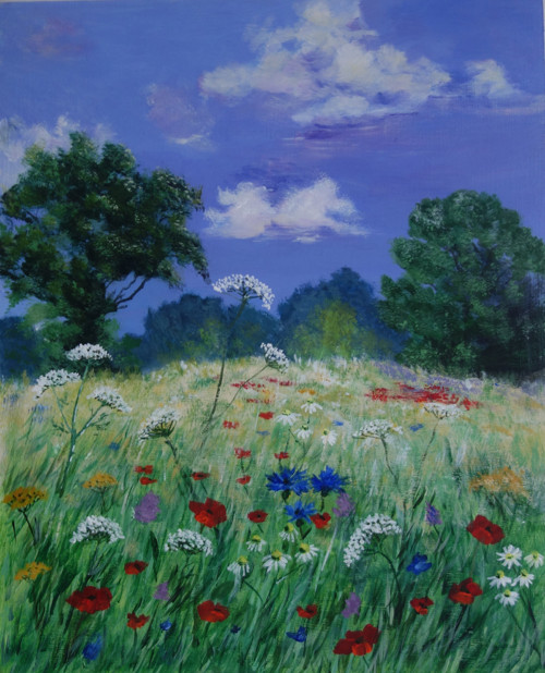 Letní ticho 50x40 cm
