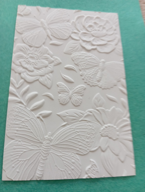 Embossing motýl