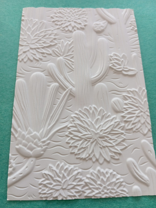 Embossing kaktus