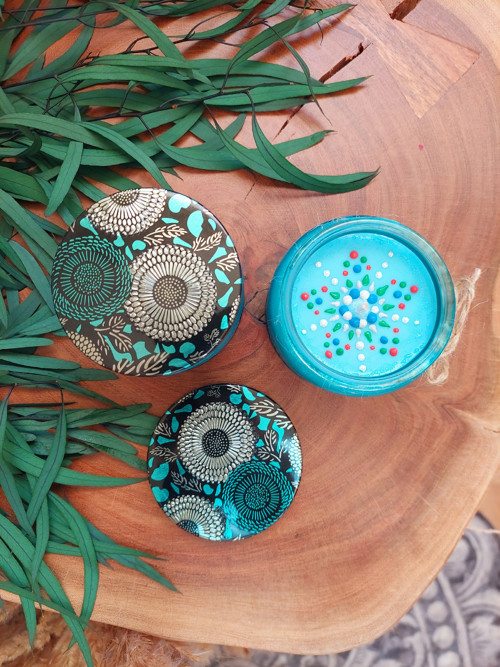 Přírodní svíčka "MANDALA"