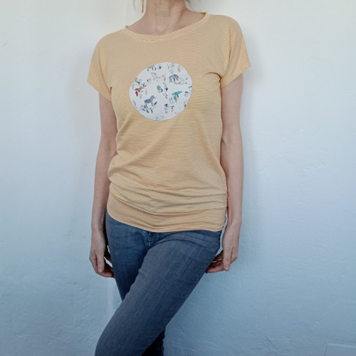 Tričko s aplikací nebo bez,vel.XS-XXL