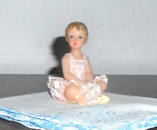 Dekorace, keramická figurka, BALETKA — foto 1