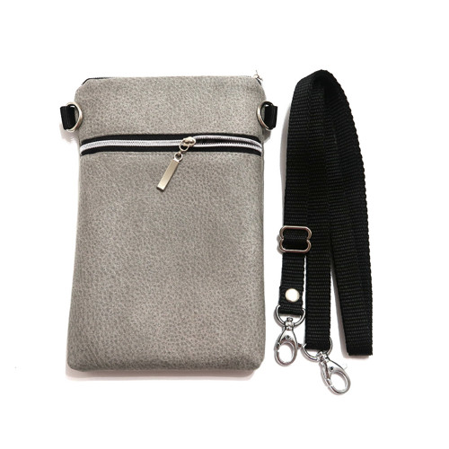 IMITACE ODŘENÉ KŮŽE - crossbody na mobil