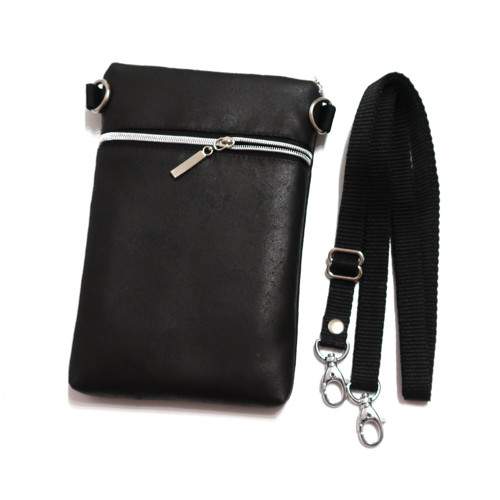 IMITACE ODŘENÉ KŮŽE - crossbody na mobil