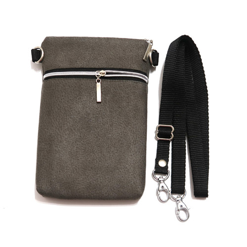 IMITACE ODŘENÉ KŮŽE - crossbody na mobil