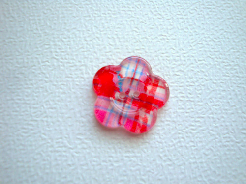Plastový knoflík květ 25 mm (1ks)