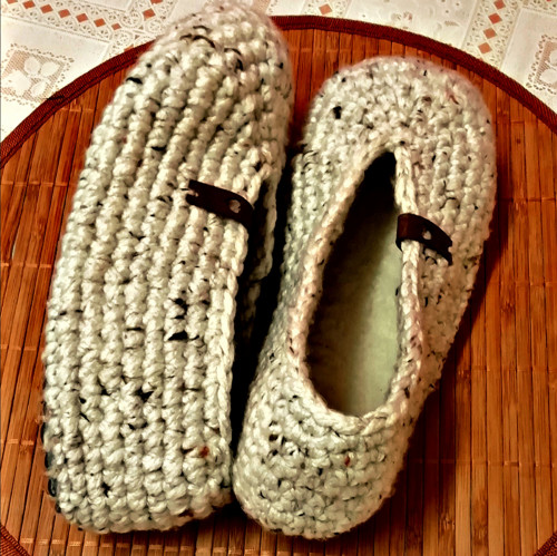 Papuče barefoot 39-40 akryl/vlna, pevná stélka