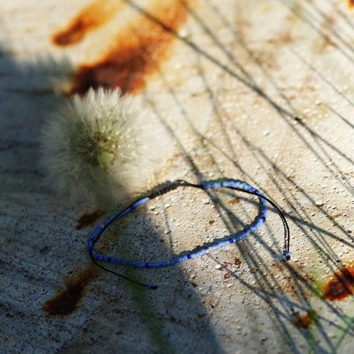 BLUE - minimalistický Miyuki náramek No.2
