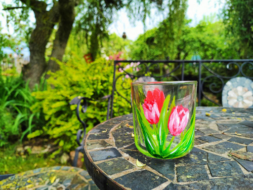 Tulipánová sklenice — foto 1