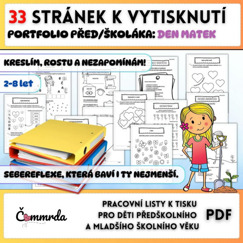 Portfolio před/školáka: Den matek (PDF k tisku)