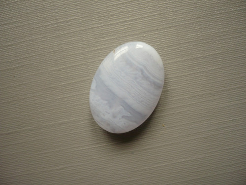 Vrtaný medailonek - chalcedon 18 mm, č.19f