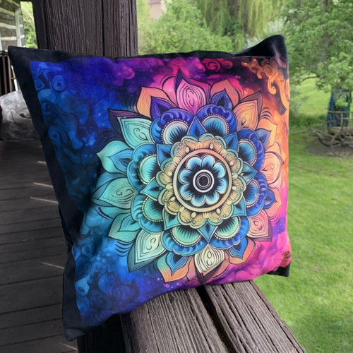 Mandala - povlak na polštář — foto 1