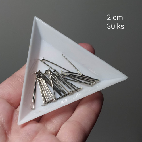 Ketlovací nýt PLATINA 20mm - 30ks