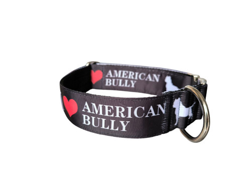 Obojek AMERICAN BULLY BLACK, kov. spona, vel. XXL