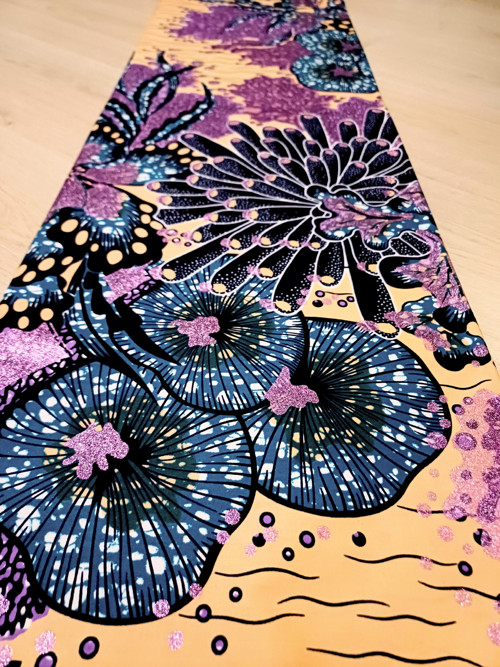 Exlusívní Africká Látka S Glitters