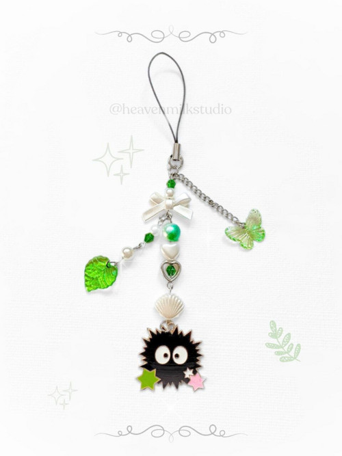 Anime Ghibli Studio Soot Sprite přívěsek na mobil