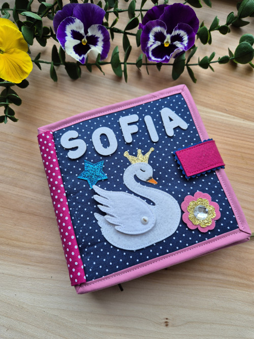 Šitá quiet book - jméno na přání