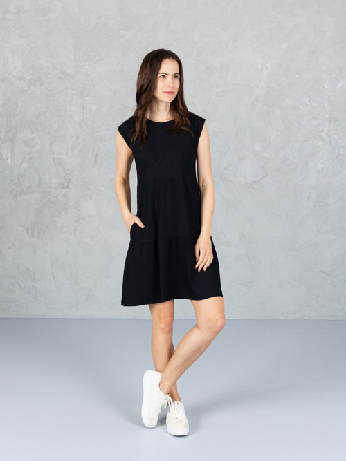 Drexiss dámské letní šaty SOFIE SILK BLACK