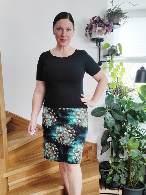 Šaty Fany - mandaly - S, M, L, XL