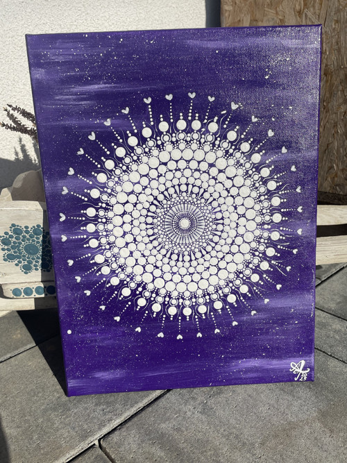 Mandala na plátně Nekonečný klid