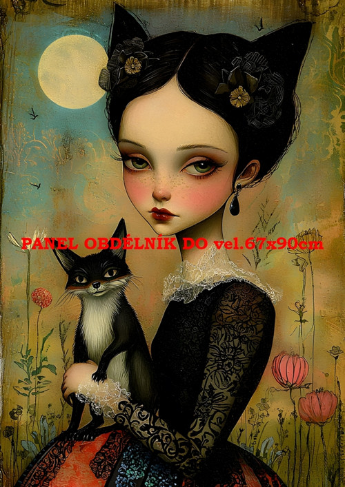 Bavlněný panel - varianty velikostí / 11x15 cm
