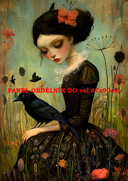 Bavlněný panel - varianty velikostí / 11x15 cm
