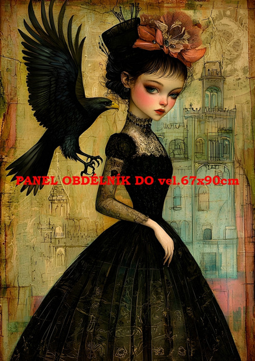 Bavlněný panel - varianty velikostí / 11x15 cm