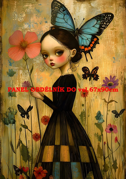 Bavlněný panel - varianty velikostí / 11x15 cm