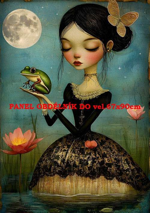 Bavlněný panel - varianty velikostí / 11x15 cm