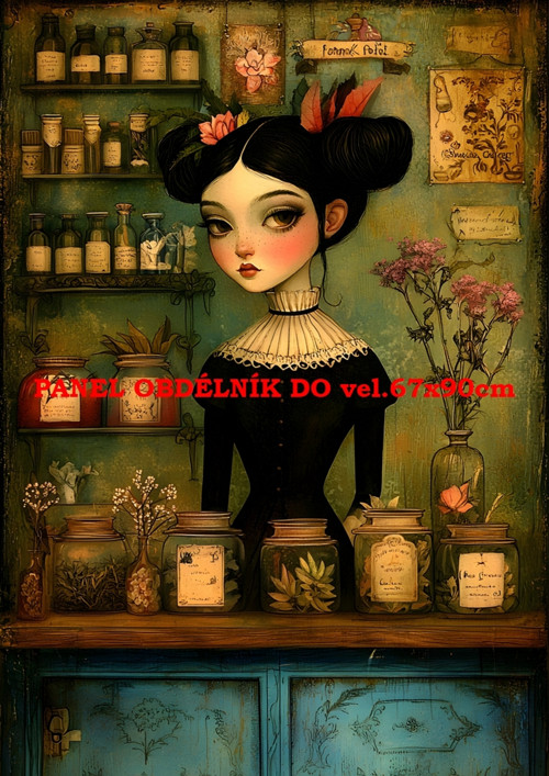 Bavlněný panel - varianty velikostí / 11x15 cm